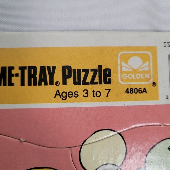 VTG Lot of 2 Child's  Tray Puzzles Smurfs Elmer Fudd - Picture 4 of 11